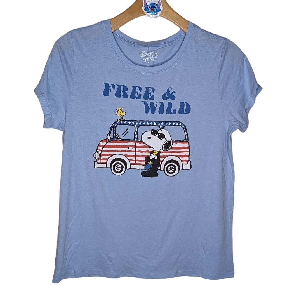 Men's Peanuts Patriotic Snoopy Graphic T-shirt